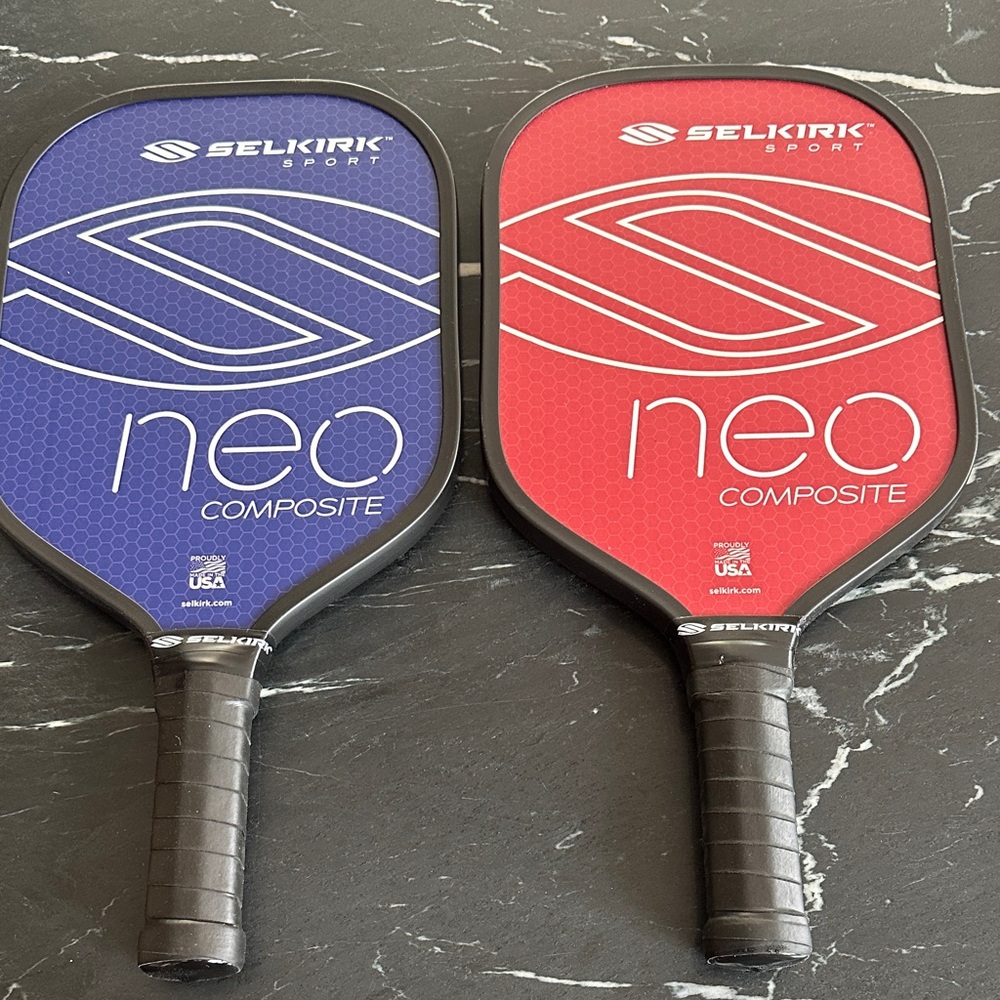 Selkirk Neo Composite Pickleball Paddles - Red and Blue